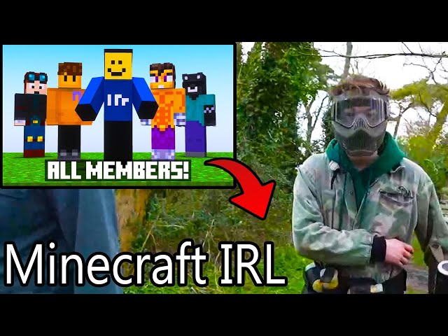 Minecraft In Real Life with Qsmp Members!