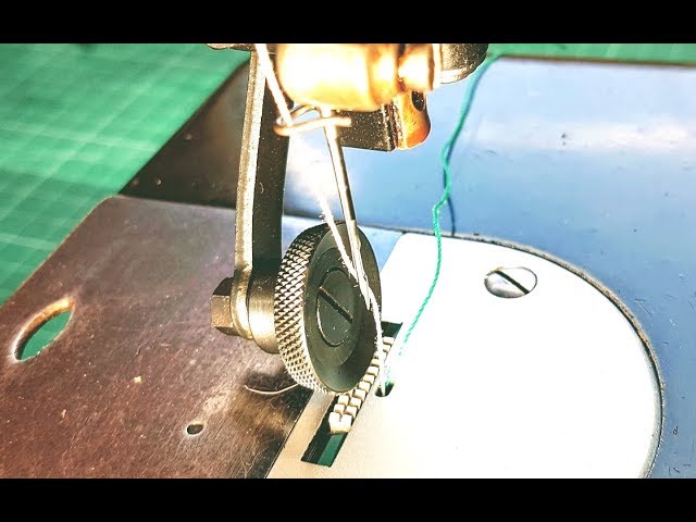 Adding A Roller Foot To A Singer 331K 31K Sewing Machine 4K