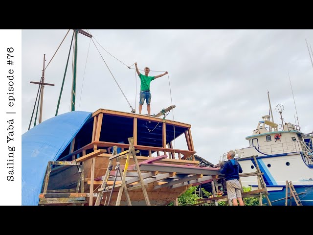 A wooden sailboat restoration in Brazil looks like this! — Sailing Yabá #76
