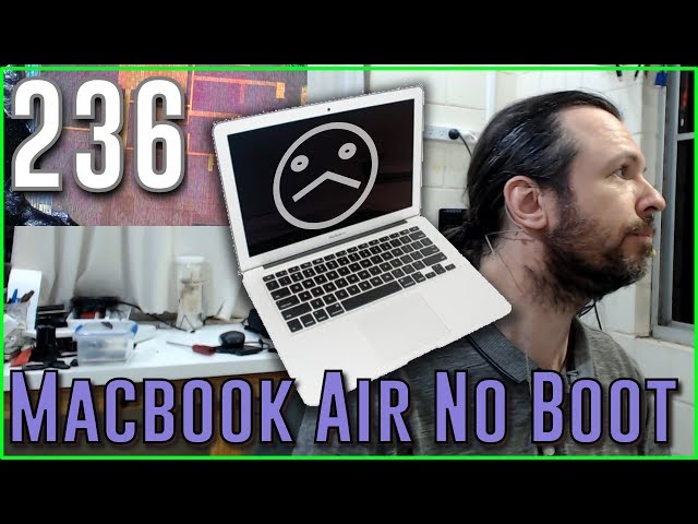 #236 Macbook Air A1466 with no turn on | Liquid Damage
