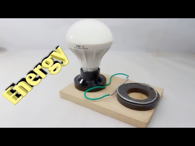 New Awesome Free Energy Generator With Light Bulb 100% For Science 2020
