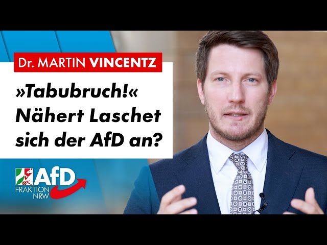 Eklat im Landtag: Laschet stimmt AfD zu! – Dr. Martin Vincentz (AfD)