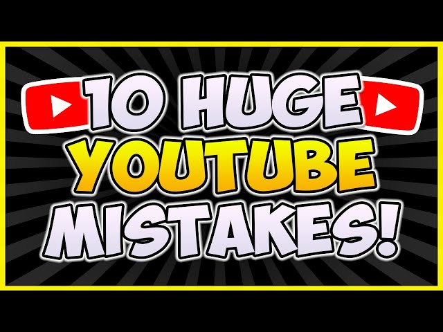 10 HUGE Mistakes SMALL YouTubers Make 2020 👀 (Grow Your YouTube Channel)