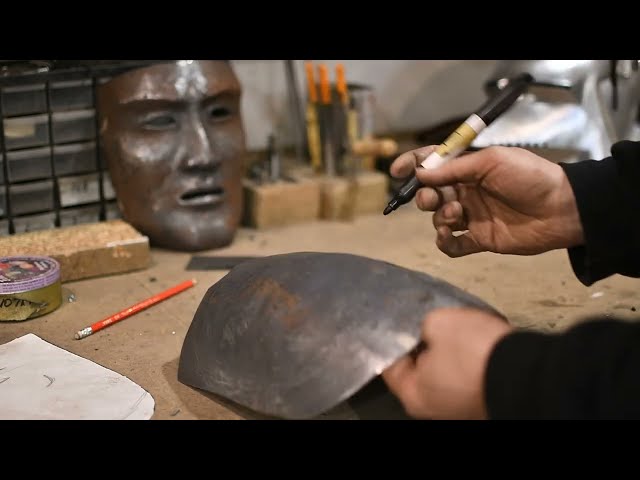 How to forge a steel face. How to make armour