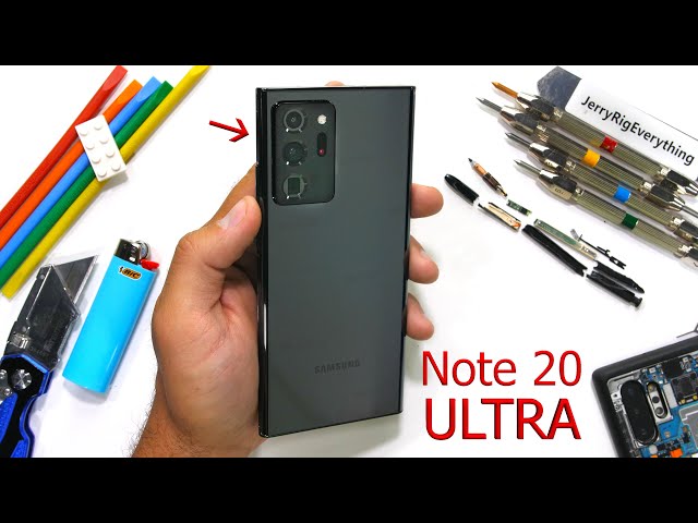 Galaxy Note 20 Ultra Durability Test - What is 'Victus' Glass?