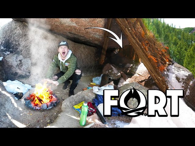 WE FOUND THE HIDDEN CAVE FORT!