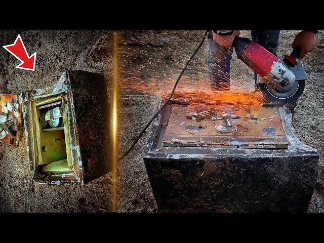 With The Metal Detector We Found A Large Abandoned Cash Vault. (OPENED)