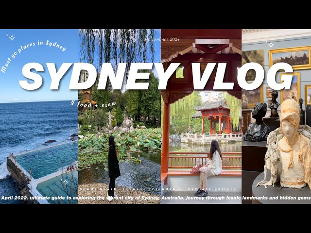 Exploring Sydney: MUST visit places ‧₊˚✧ || Bondi beach, Chinese Friendship Garden & Art Gallery 🖼️