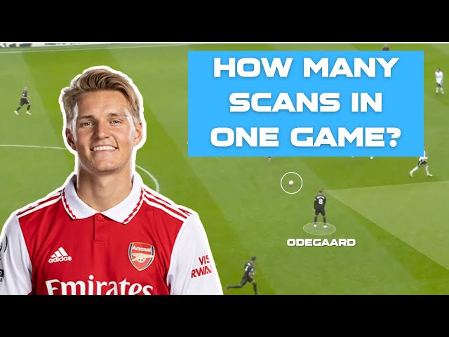 We Counted Every Time Odegaard Checked his Shoulder in a Game