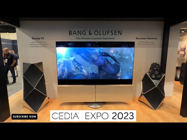 Bang and Olufsen Home Theater Gear at Cedia 2023 - Most Inspiring Gear at the show!