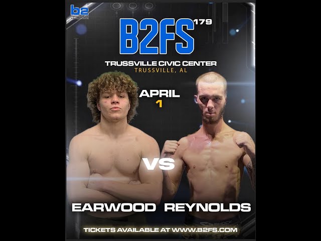 B2 Fighting Series 179 | Patrick Earwood vs Trey Reynolds 155 Ammy