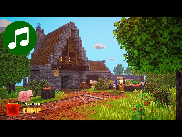 MINECRAFT DUNGEONS Ambient Music 🎵 ONE HOUR Camp Chill (Minecraft Dungeons OST | Soundtrack)