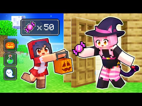 Using The TRICK OR TREAT Mod In Minecraft!