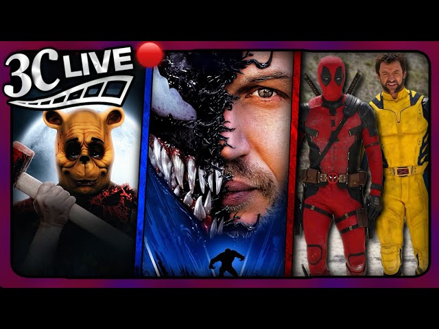 3C Live - Deadpool 3 Trailer Description, Venom 3 Set Photo, Winnie Pooh Horror Universe Updates