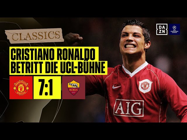 Ronaldos erstes Tor in Uniteds magischer Nacht: Man United - AS Rom | UEFA Champions League | DAZN