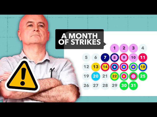 Every British Strike this December... (there's a lot)