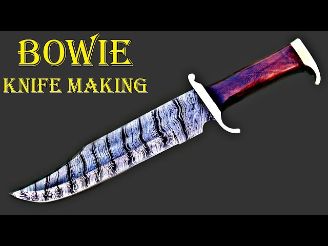 Amazing Making a Bowie Knife | damascus steel - #RajputKnives