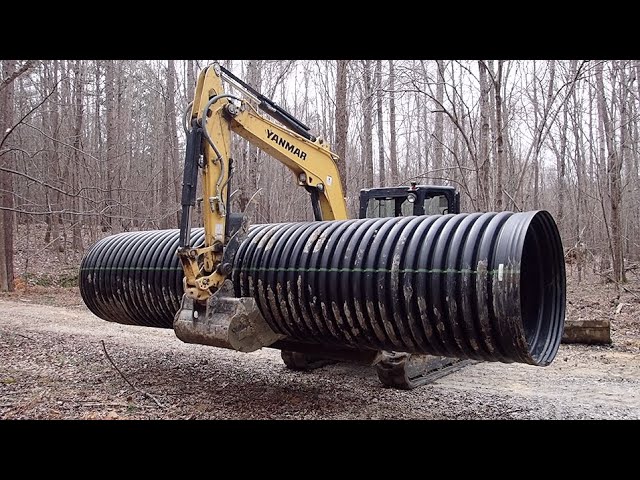 Replacing An Undersized Road Culvert Pipe