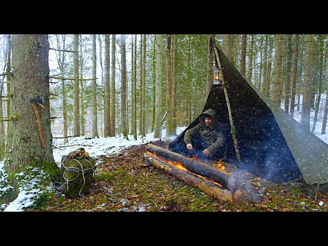 3 Days Camping in Snow and Rain