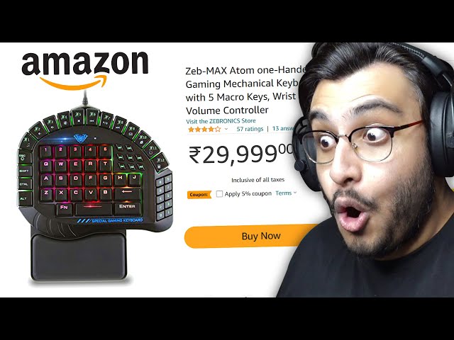 I BOUGHT THE WEIRDEST GAMING KEYBOARD ON AMAZON