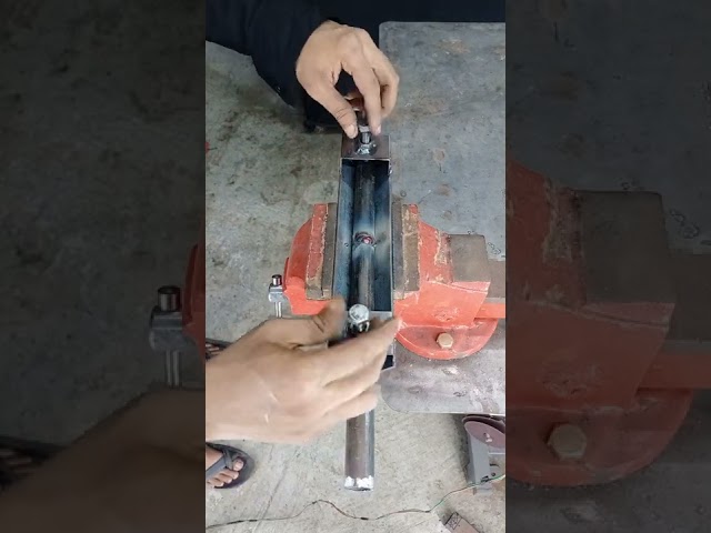 Round Pipe Welding Trick #shorts