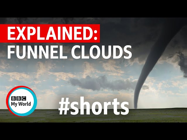 Climate explained: What are funnel clouds and other extreme weather systems?  - BBC My World #shorts
