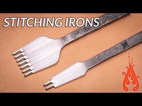Blacksmithing - Making stitching irons for leather working