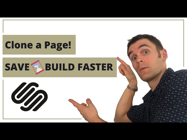 How to duplicate a page in Squarespace 7.1 | Don't Forget the SEO description