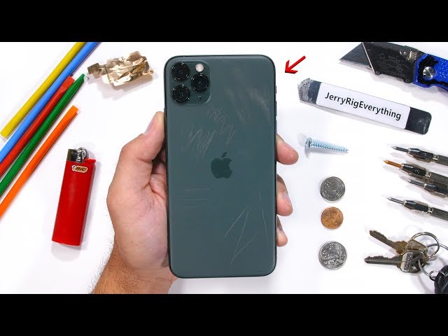 iPhone 11 Pro Max Durability Test - Back Glass Scratches?