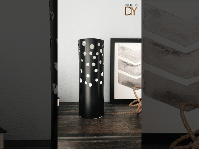 DIY PVC LAMP ♻️😍 #diy #homedecor #easydiy #miguelitosdiy