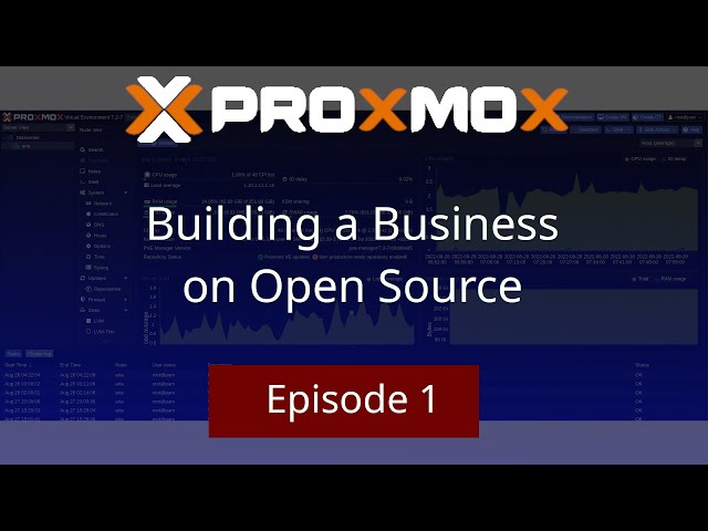 Building a Business - Ep. 1 - Installing Proxmox as our Base Orchestration Server.