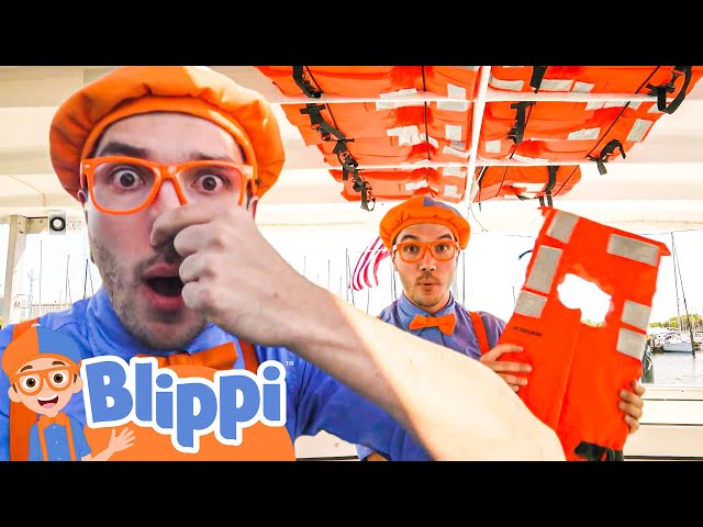Boat trip! Blippi Boards a Boat | Kids TV Shows | Cartoons For Kids | Fun Anime | Popular video
