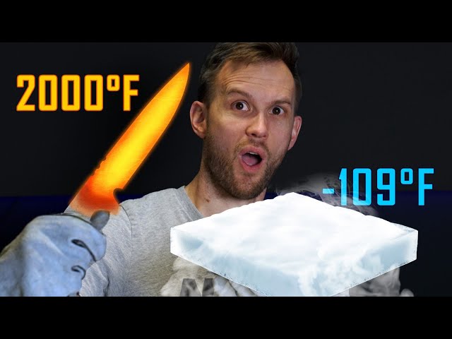 Can You Quench a Knife with DRY ICE??