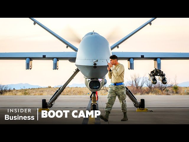 How Air Force Drone Pilots "Fly" The $32 Million MQ-9 Reaper | Boot Camp | Insider Business