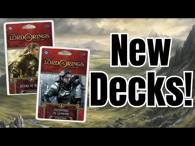 Lord of the Rings: 2 Handed Revised Playthrough Gondor and Rohan Starter Decks in Action!