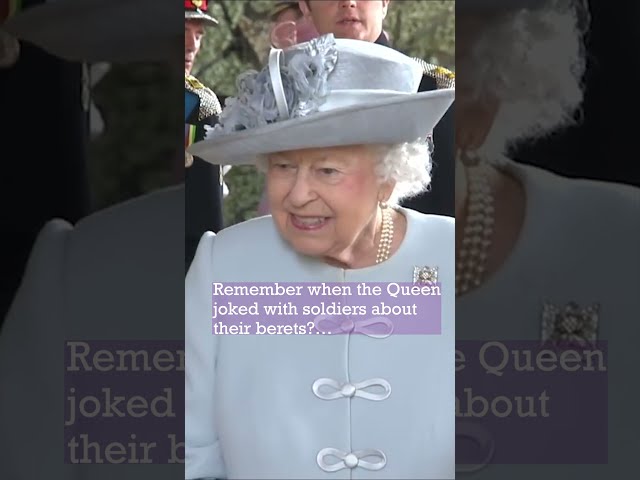 Remember when the Queen got the Giggles with Soldiers in Scotland?