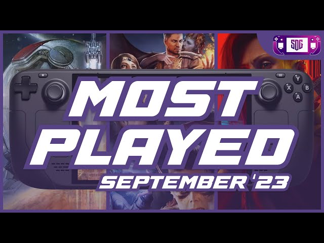 Top 20 Most Played Games on Steam Deck for September by Hours Played