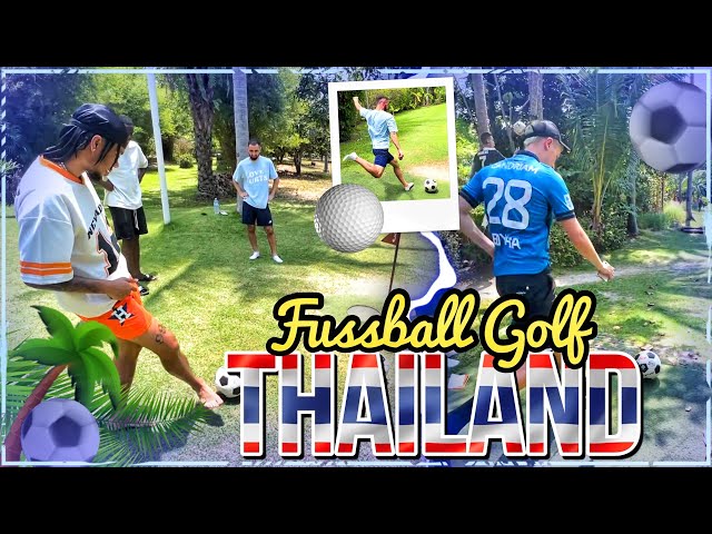 FUSSBALL GOLF IN THAILAND MIT OMED, MARLON & IKENNA!😍🌴