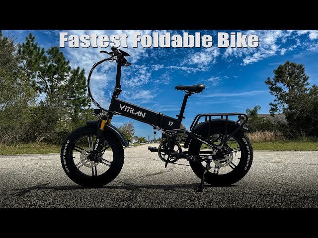 Fastest Foldable Electric Bike, Vitilan i7