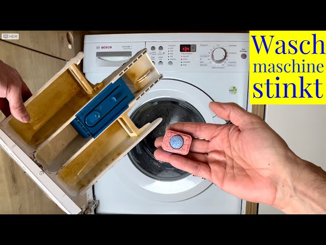 Washing machine stinks, clean washing machine