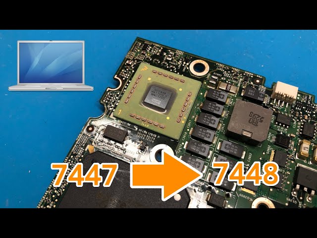 PowerBook G4 DLSD MC7448 CPU Upgrade