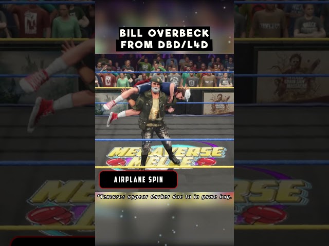 Bill from DBD / Left 4 Dead in WWE 2K23!