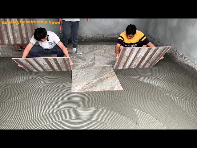 Skill In Constructing Bedroom Floors With Stone-Imitation Ceramic Tiles Effectively And Accurately