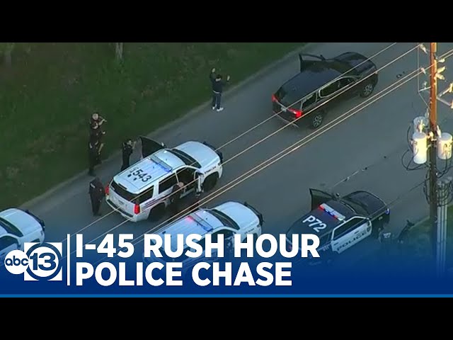 RAW VIDEO: Downtown Houston Police Chase