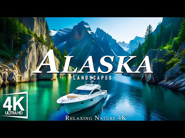 FLYING OVER ALASKA 4K UHD - Relaxing Music Along With Beautiful Nature Videos - 4K Video UltraHD