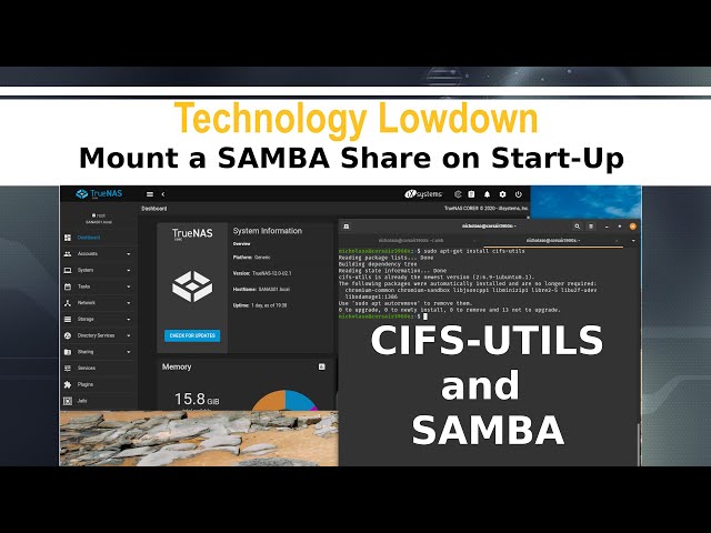 Mouting a Samba Share on Start-Up in Linux (FSTAB)