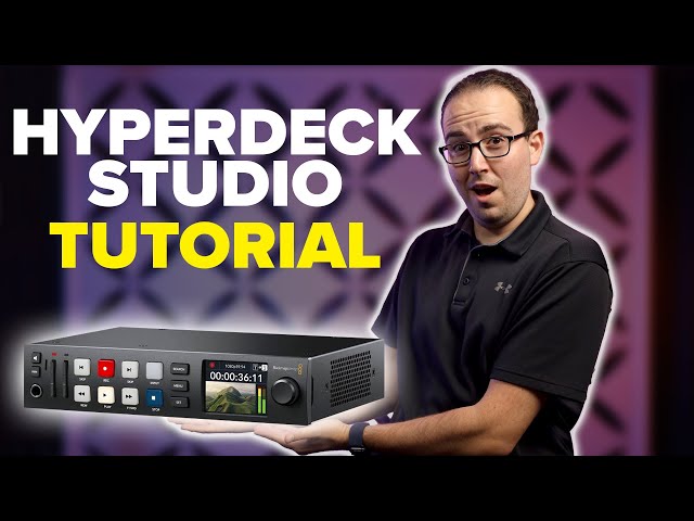 Blackmagic Hyperdeck Studio Video Playback Tutorial