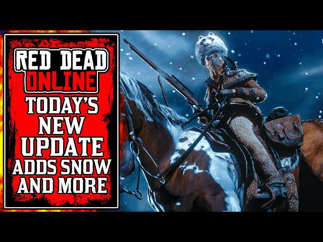 Today's NEW Red Dead Online Update Adds SNOW & MORE But Rockstar WASTED The Best News Ever (RDR2)
