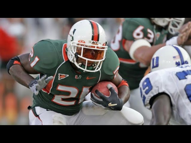 Miami Hurricanes Football Talk With Derron Thomas Running Back 2004-2008