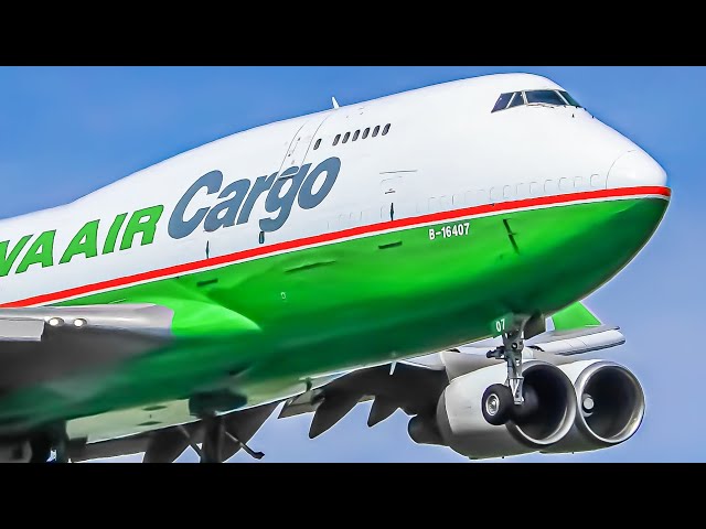 30 CLOSE UP LANDINGS and TAKEOFFS | Boeing 747 Edition | Anchorage Airport Plane Spotting